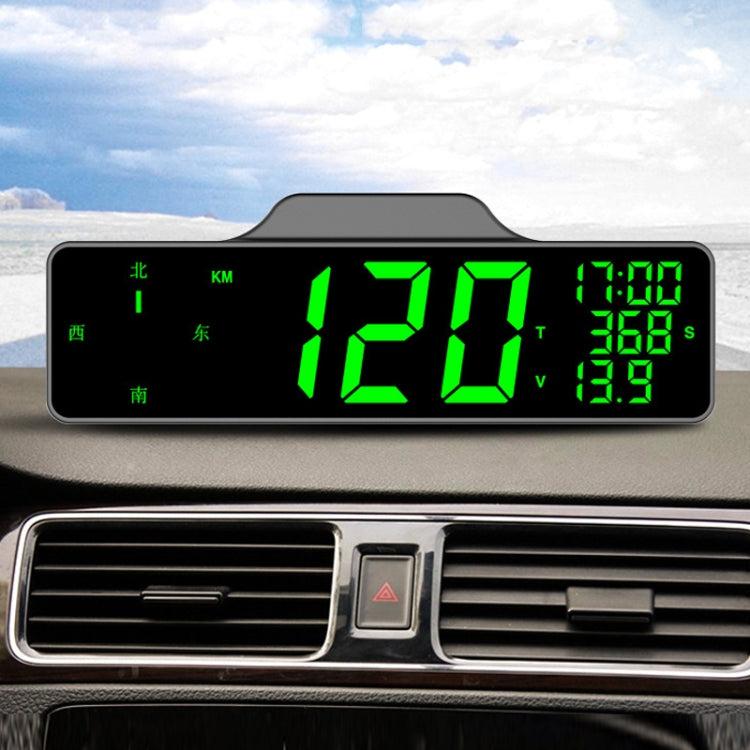 Car HUD Car Head-up Display Compass Multifunction GPS Speedometer, 9.0 Inch Screen