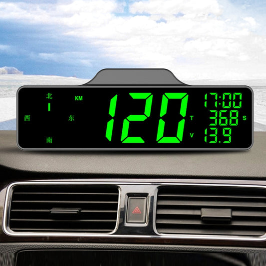 Car HUD Car Head-up Display Compass Multifunction GPS Speedometer, 9.0 Inch Screen