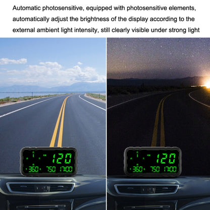 GPS Head-up Display Speed Mileage Compass Car General, C3012 GPSHUD