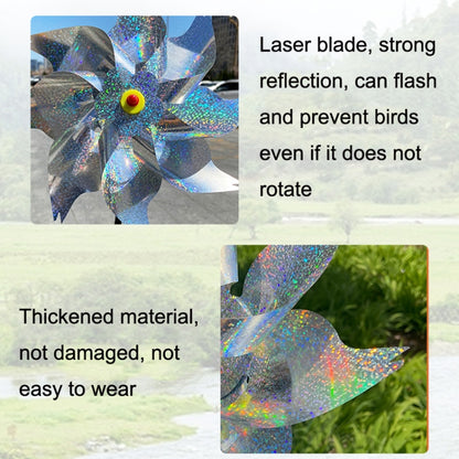 Balcony Garden Farmland Bird Catcher Reflector Anti-bird Laser Windmill, Style: Seven
