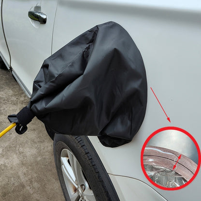 New Energy Vehicle Charging Port Waterproof Protective Cover, Color:, Transparent, Black, Gray White, Silver, Bear Pink