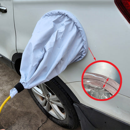 New Energy Vehicle Charging Port Waterproof Protective Cover, Color:, Transparent, Black, Gray White, Silver, Bear Pink