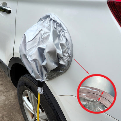 New Energy Vehicle Charging Port Waterproof Protective Cover, Color:, Transparent, Black, Gray White, Silver, Bear Pink