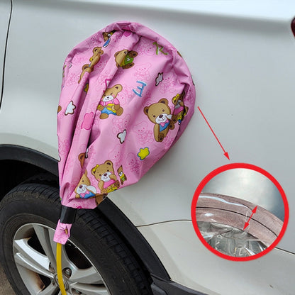 New Energy Vehicle Charging Port Waterproof Protective Cover, Color:, Transparent, Black, Gray White, Silver, Bear Pink