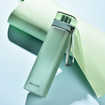 Diller D8646 Square Shape Fitness Leakproof Water Bottle, 400ml, 550ml, 700ml