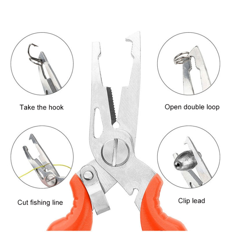 Lure Fishing Pliers Hakenlöser Lure Pliers + Anti-Verlust-Seil, Fishing Pliers Hook