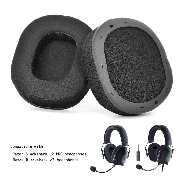 2 coussinets d'oreille en éponge pour Razer BlackShark V2 /V2 Pro, Style :, 19B32, Ice Sense, Football Net