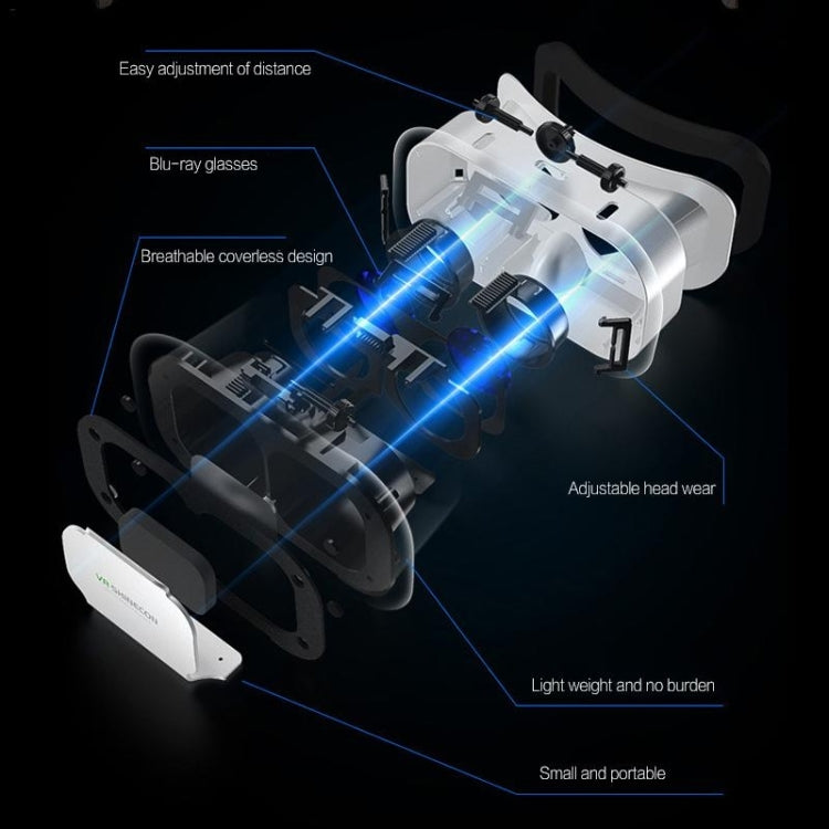 G05A 5th 3D VR Glasses Virtual Glasses, G05A with B01, G05A with 051, G05A with Y1 White, G05A with Y1 Black, G05A with B03, G05A with 052