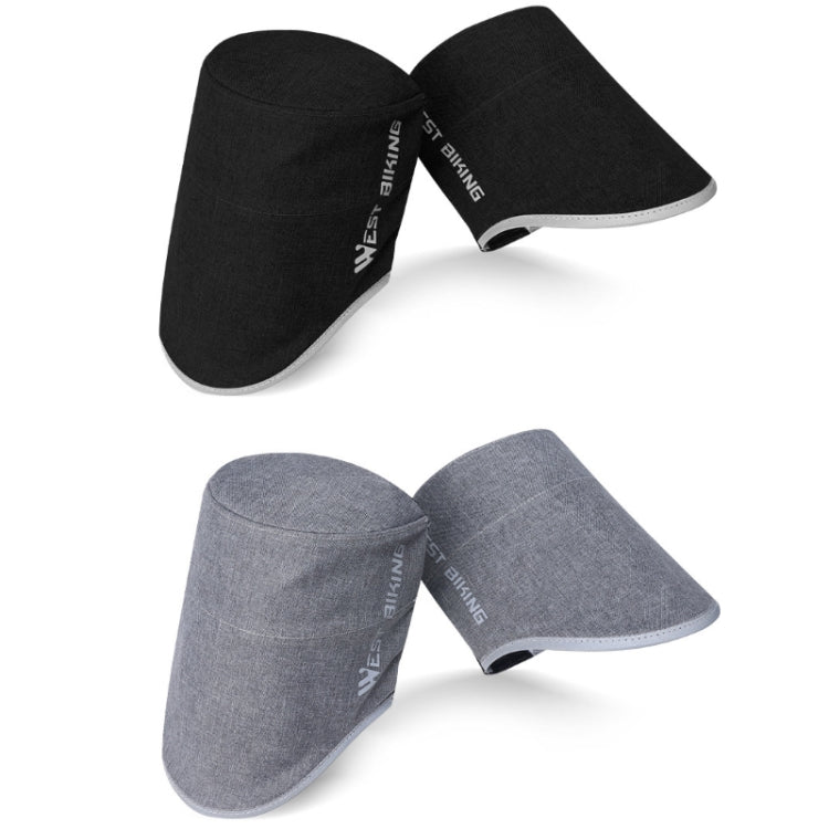 WEST BIKING Electric Vehicle Sunshade Waterproof Windproof Handle Cover, Black, Grey