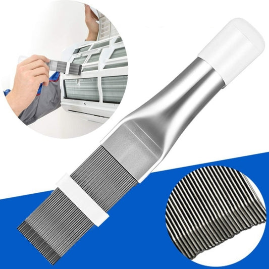 Peigne à serpentins et brosse pliable pour ailerons de climatiseur, brosse de nettoyage pour ailerons de climatiseur