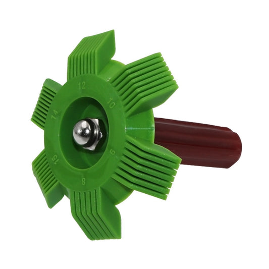 Cepillo de limpieza para aletas de condensador de aire acondicionado (2 unidades, verde y blanco)