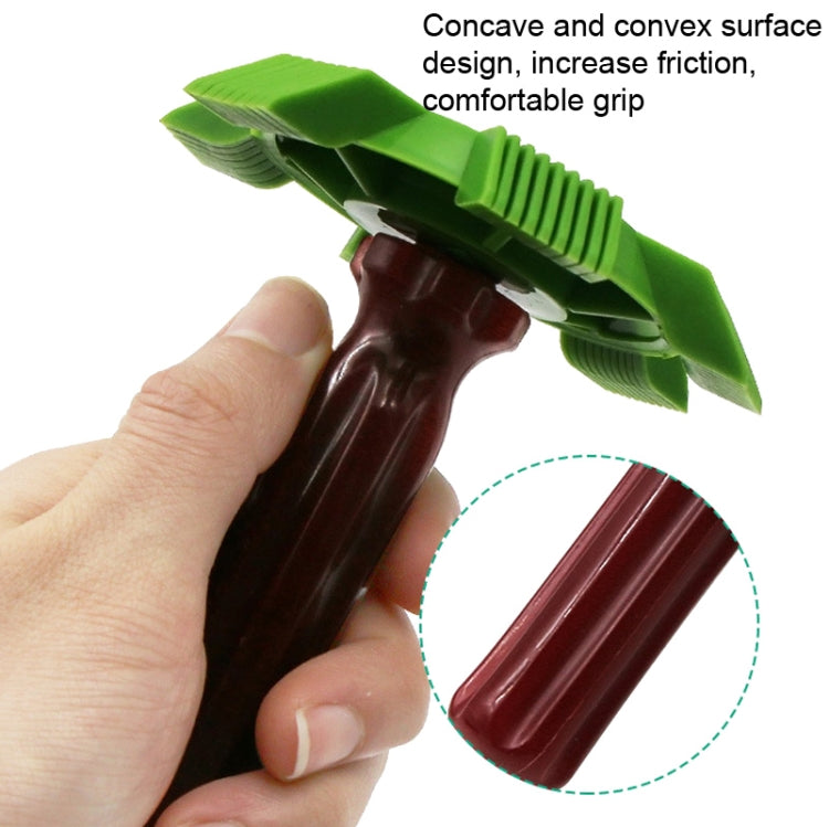 2 PCS Air Conditioner Blade Condenser Cleaning Fin Comb Brush, Green, White
