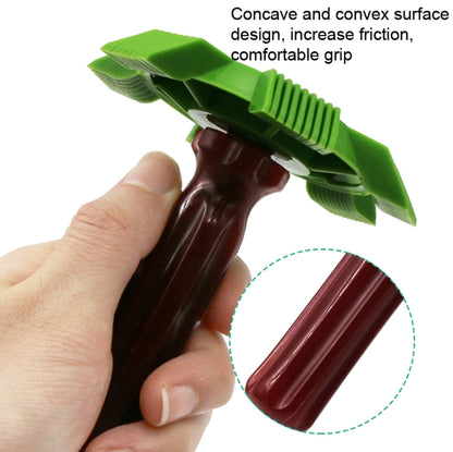 2 PCS Air Conditioner Blade Condenser Cleaning Fin Comb Brush, Green, White