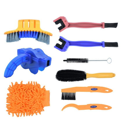 Kit Nettoyant Laveur de Chaîne de Vélo Outil d'Entretien,Spécification :, Brosse 4 en 1, Laveur de chaîne 4 en 1, Brosse 6 en 1, Laveur de chaîne 6 en 1, 7 en 1, 8 en 1, 3 en 1, 9 en 1, 10 en 1
