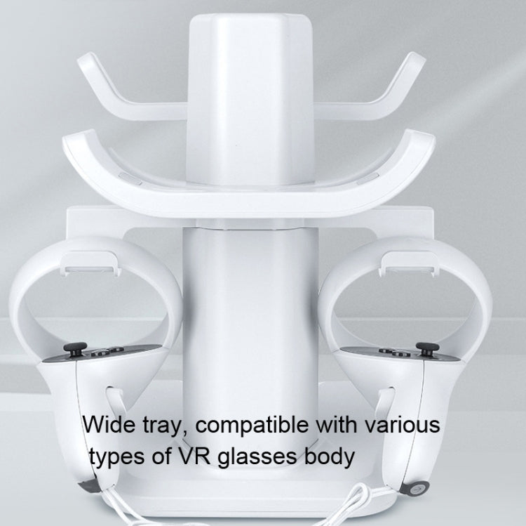 VR Stand Headset Display And Controller Holder Mount For Meta Quest 2, For Oculus Quest 2 Black, For Oculus Quest 2 White