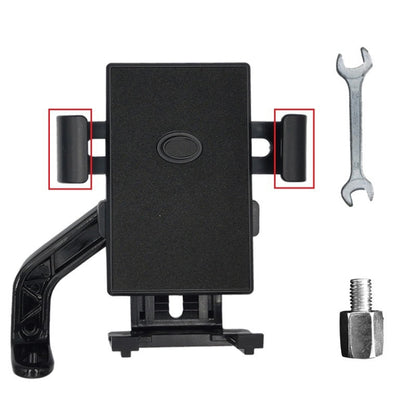 YY02 Bicycle Motorcycle Electric Vehicle Universal Mobile Phone Holder, Style:, Car Handle Model, Rearview Mirror Model, Rearview Mirror + Wrench + Screw