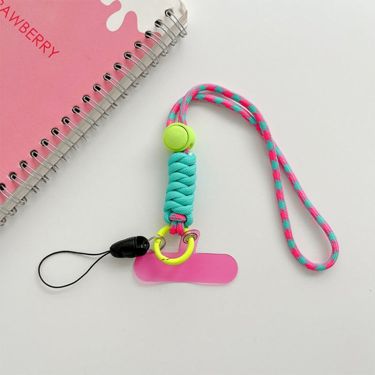 2 PCS  Mobile Phone Colorful Lanyard With Patch