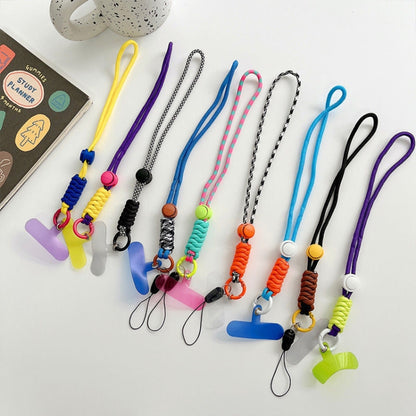 2 PCS  Mobile Phone Colorful Lanyard With Patch