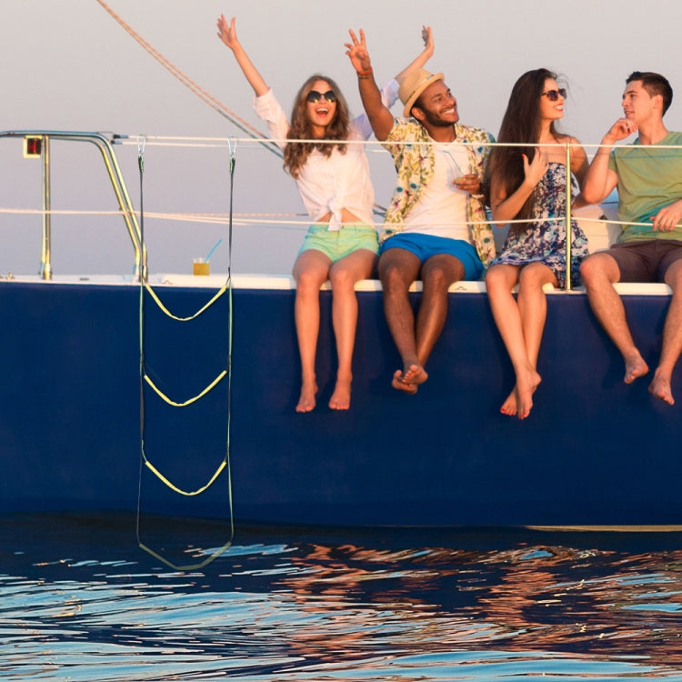 Échelle d'embarquement spéciale pour bateau pneumatique RT-1, spéc. : 3 échelons (vert), 4 échelons (vert), 5 échelons (vert), 3 échelons (bleu), 4 échelons (bleu), 5 échelons (bleu), 3 échelons (rouge), 4 échelons (rouge), 5 échelons (rouge)