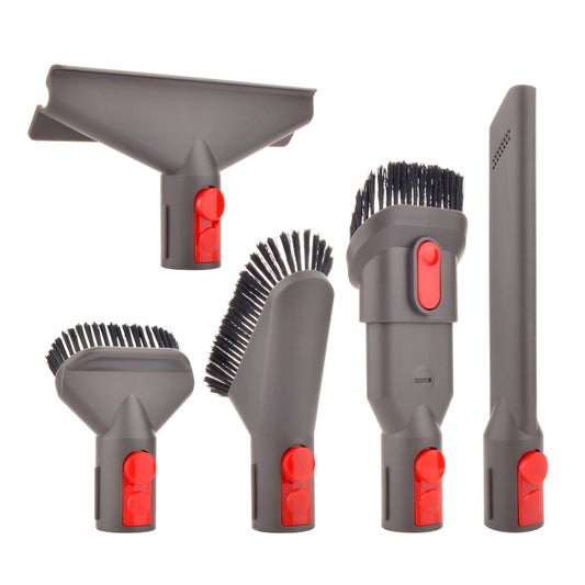 Accessoires d'aspirateur pour Dyson V7 V8 V10 V11 V12 V15, 5 en 1, brosse douce, brosse deux-en-un, 2 brosses anti-taches, brosse matelas+suceur plat+brosse anti-taches, ensemble 4 en 1, kit de tuyaux, 2 adaptateurs, support
