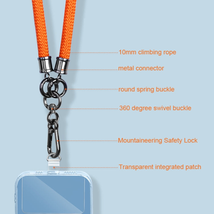 Mobile Phone Mountaineering Rope Lanyard  Can Be Hung Neck Or Crossbody