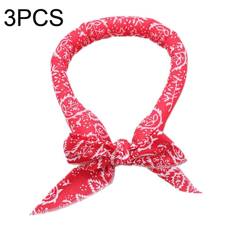 3 PCS Summer Cooling Bandana Neck Wraps Scarf For Women Men Kids Pet, Black Leaves, Blue Leaves, Red Leaves, Green Leaves, Yellow Leaves, Yellow Bottom Bear, Blue Bottom Bear, White Bottom Bear, Blue Bottom Cat, Pink Bottom Cat, King of Forest         ...