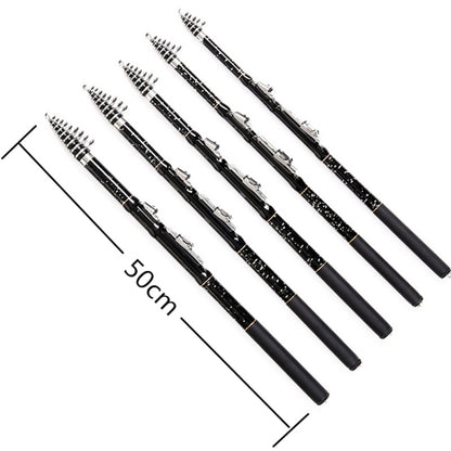 ZHANLANGWANG Carbon Throwing Pole Mini Short Rock Fishing Rod, 1.8m, 2.1m, 2.4m, 2.7m, 3.0m, 3.6m