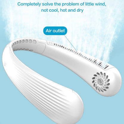 Ventilateur de Cou Suspendu Paresseux Sans Lame Silencieux,Modèle:, T36 Noir 3000 mAh, A306 Quatre cœurs 4000 mAh Rose