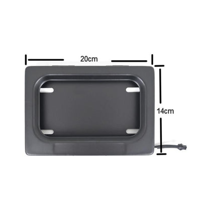 US Motorcycle License Plate Cover Frame Roller Blind License Plate Bracket, Roller Blind License Plate Bracket