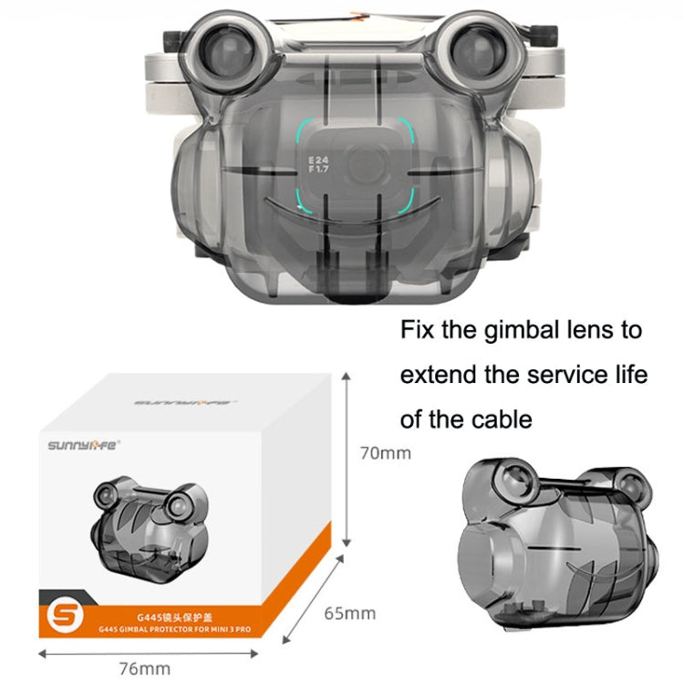 Sunnylife MM3-G445 For DJI Mini 3 Pro Frog Lens Cover Gimbal Protection Vision Sensor Cover, For DJI Mini 3 Pro