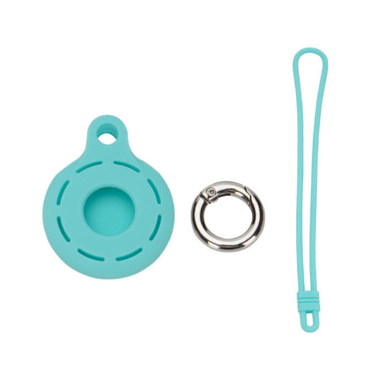 For Airtag Tracking Anti-Lost Locator Silicone Case, Mint Green, Pink, Black, Red, Yellow, Orange, Coffee, Dark Green, Denim Blue, Coral Color, Dark Gray, Lime White, Transparent, Noon Blue, Luminous White, Luminous Orange, Luminous Pink, Luminous Yell...