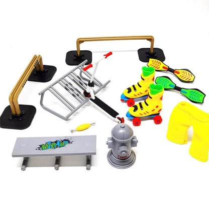 Mini Finger Bike Bicycle Finger Skateboards Skate Ramp Parts Set, CDH-7, CDH-8, CDH-9, CDH-10, CDH-11