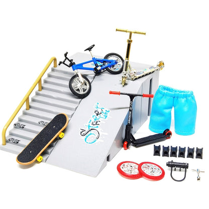 Mini Finger Bike Bicycle Finger Skateboards Skate Ramp Parts Set, CDH-7, CDH-8, CDH-9, CDH-10, CDH-11