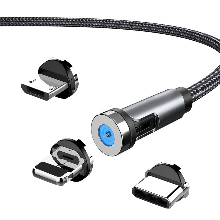 CC56 Dust Plug Rotating Magnetic Wire, Cbale Length: 1m, Style:, 1m Android Head, 1m Type-C / USB-C Head, 1m 8Pin Head, 1m Line+Three Heads, 1m Line, 1m Micro USB, 1m Type-C / USB-C, 1m + 8Pin + Type-C/USB-C + Micro USB