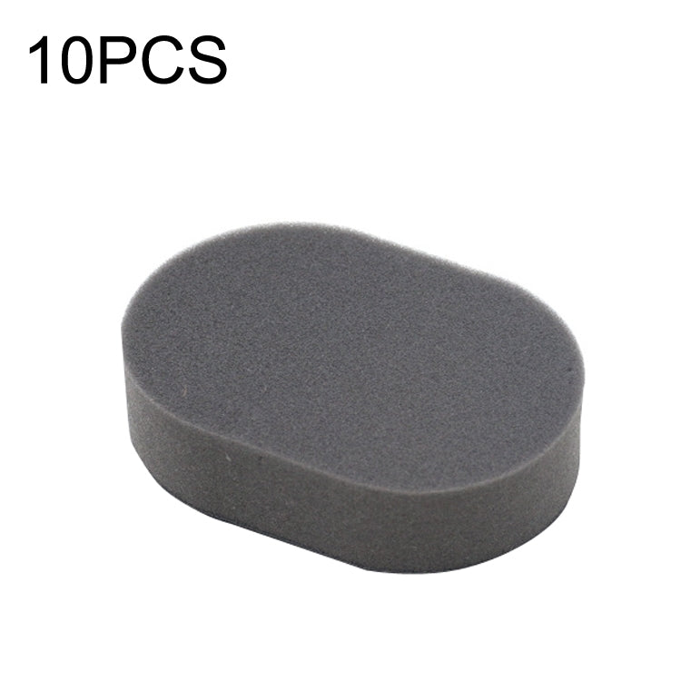 Manche + Éponge Brosse de Lustrage à Long Manche pour Pneus de Voiture, Brosse à Cire pour Pneus, Éponge, 10 Éponges, Manche + Éponge