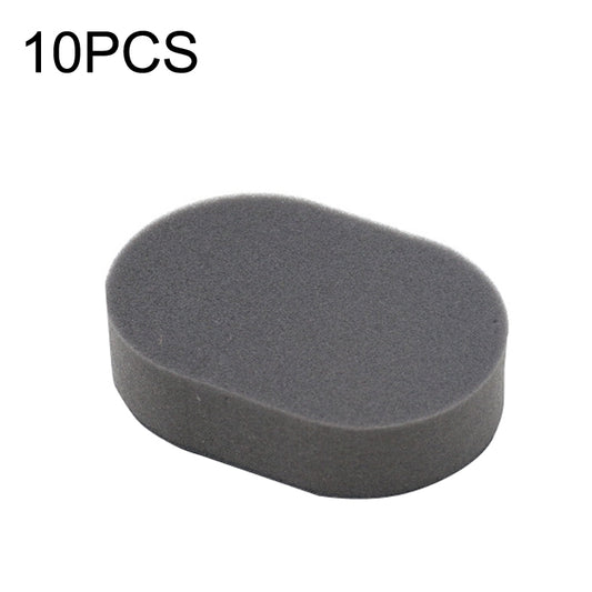 Handle + Sponge Long Handle Car Tire Varnishing Brush Tire Waxing Brush Sponge, 10PCS Sponge, Handle + Sponge