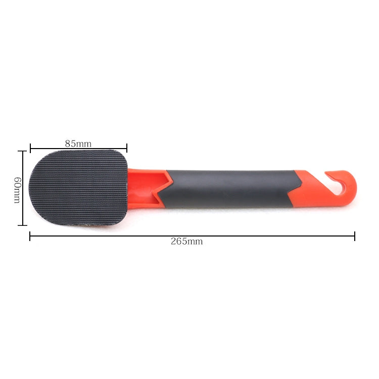 Manche + Éponge Brosse de Lustrage à Long Manche pour Pneus de Voiture, Brosse à Cire pour Pneus, Éponge, 10 Éponges, Manche + Éponge