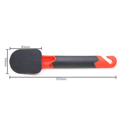 Manche + Éponge Brosse de Lustrage à Long Manche pour Pneus de Voiture, Brosse à Cire pour Pneus, Éponge, 10 Éponges, Manche + Éponge