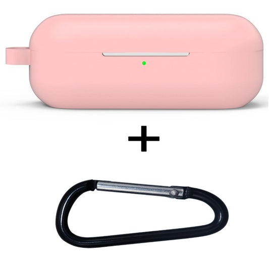2 fundas de silicona para auriculares Bluetooth Huawei FreeBuds Enjoy Edition (rosa, azul mediodía, gris, amarillo, negro, rojo, verde y blanco)