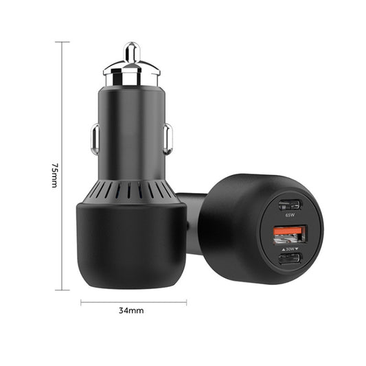 Chargeur de voiture de téléphone IBD350-1U2C PD30W+PD65W+QC, IBD350-1U2C