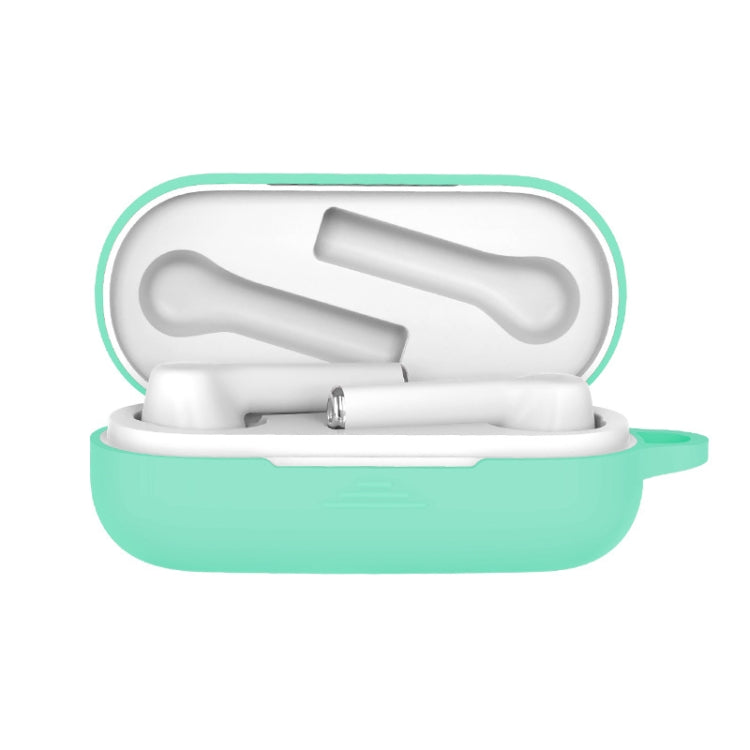 Bluetooth Earphone Silicone Protective Case for Huawei Honor FlyPods 3, Red, Yellow, Pink, Noon Blue, Black, White, Matcha Green, Mint Green, Grass Green, Gray Blue