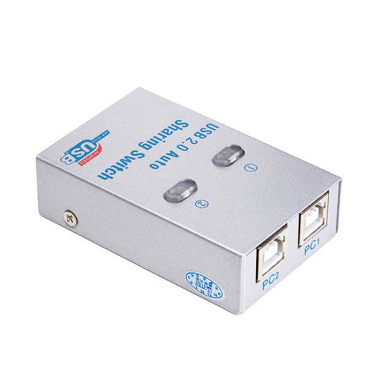 SW68 Commutateur 2 en 1 USB, partage d'impression manuel, couleurs&nbsp;: noir, argent