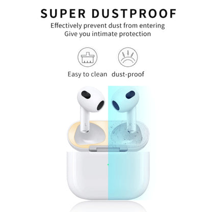 2 PCS Headphone Inner Cover Sticker Dustproof Protective Film For Airpods 3, Black, Gold, Silver, Rose Gold, Red, Green, Blue, Purple