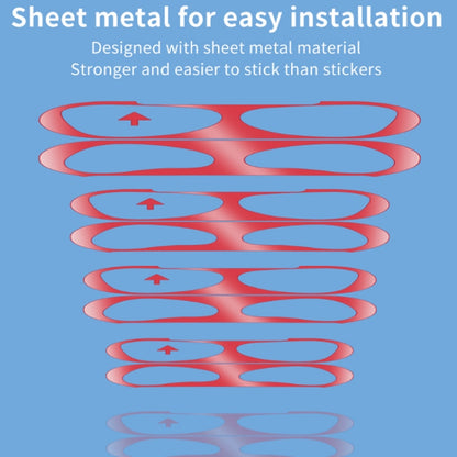 2 PCS Headphone Inner Cover Sticker Dustproof Protective Film For Airpods 3, Black, Gold, Silver, Rose Gold, Red, Green, Blue, Purple