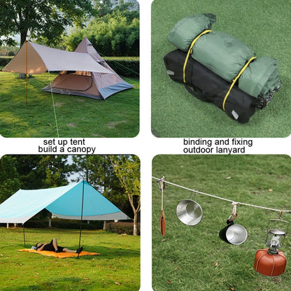 CLS Outdoor Camp Reflective Wind-Proof Camping Support Rod, 4 PCS / Set White Non-reflective, 4 PCS / Set Yellow, 4 PCS / Set Red, 4 PCS / Set Black, 4 PCS / Set Army Green