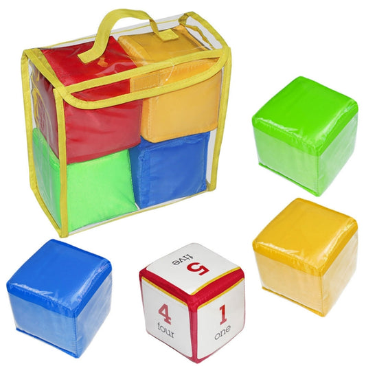 4 PIÈCES / Ensemble de dés portables jouets sac de rangement jouet éducatif d'éveil, 4 PIÈCES / Ensemble