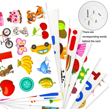 Alphabet Card Early Teaching Hanging Bag Letter Pocket, Carte alphabétique