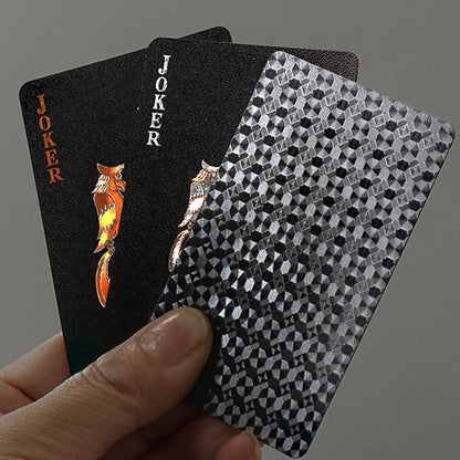 2 jeux de cartes à jouer étanches bronzantes, 2 pokers étanches bronzants