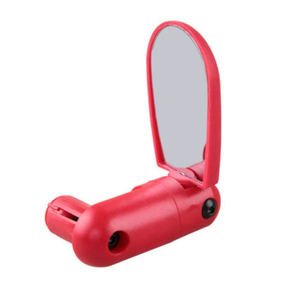 2 Pairs Adjustable Bicycle Flat Rearview Mirror Cycling Accessories, Yellow, Red, Blue, Black