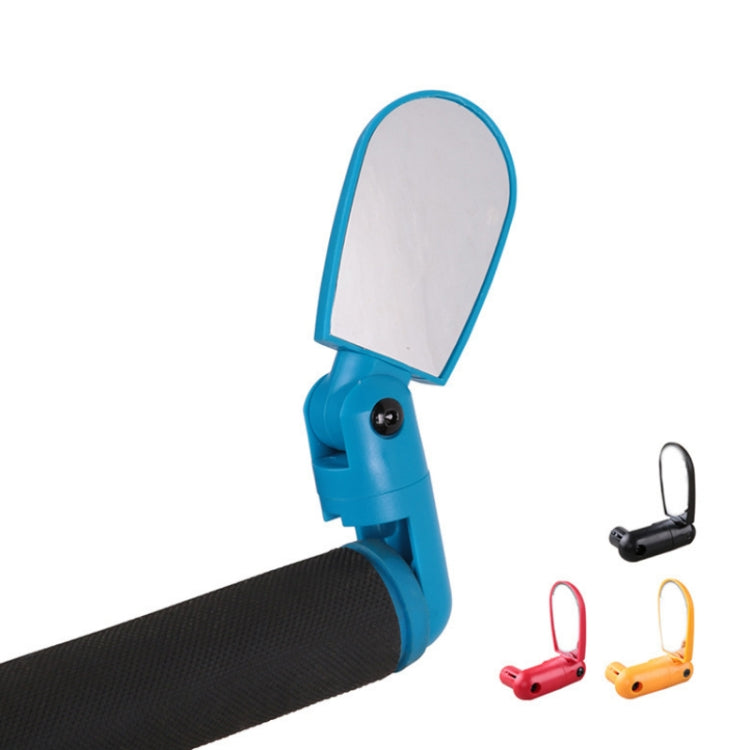 2 Pairs Adjustable Bicycle Flat Rearview Mirror Cycling Accessories, Yellow, Red, Blue, Black